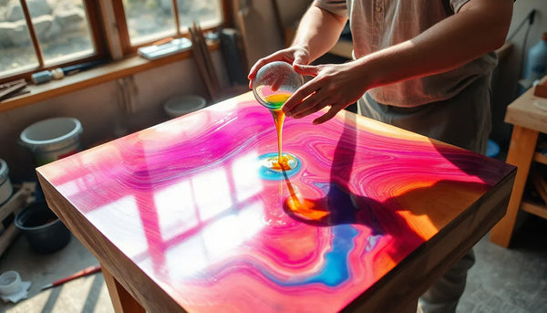 Handcrafted Elegance: How Our Resin Tables Are Made