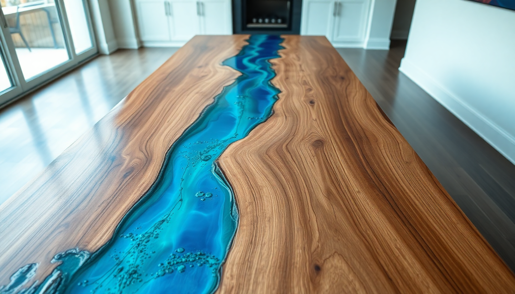 Elevating Your Space with the Beauty of Natural Wood and Epoxy Resin