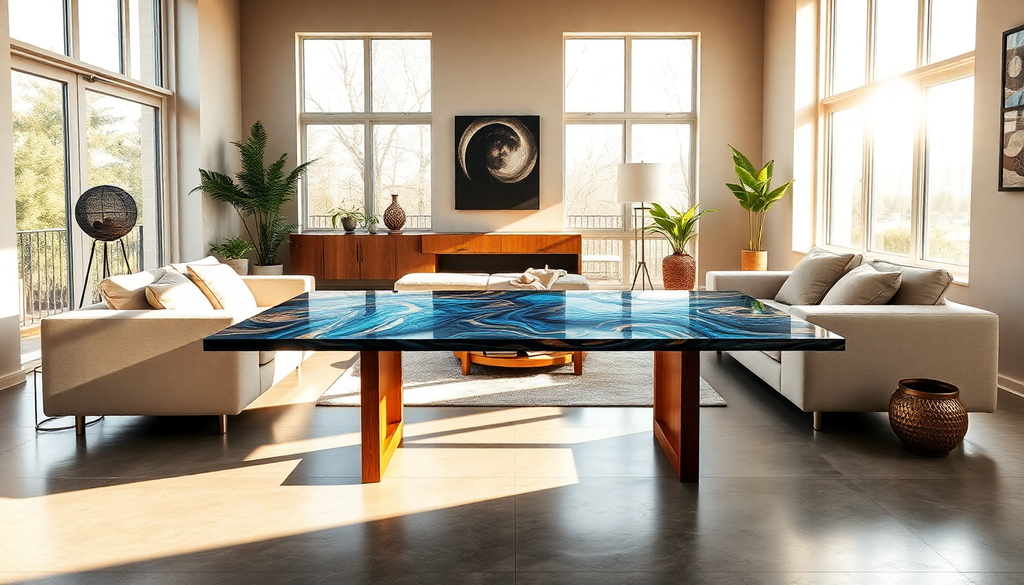 Transform Your Space with a Stunning Epoxy Table