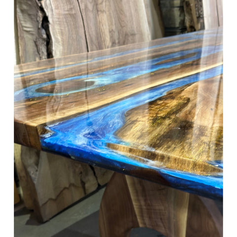 Blue ocean table 11’x4’ made from Canadian Black