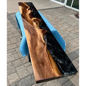 Midnight Flow Epoxy Console Table - Canada Tables