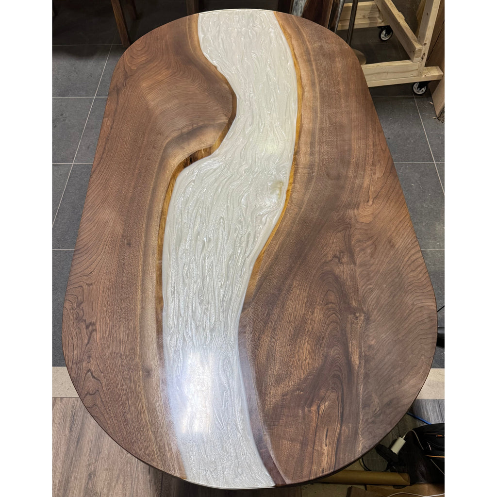 Pearl river table 6’x3’ made from Canadian Black Walnut