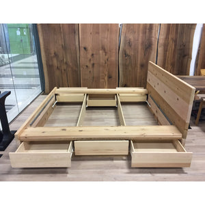 Cedar Storage Bed Frame - Canada Tables