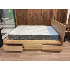 Cedar Storage Bed Frame - Canada Tables