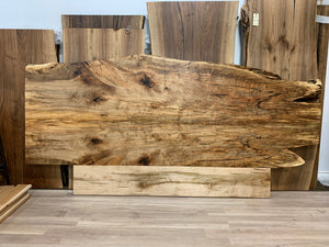 Wild Edge Bed Frame with Live Edge Headboard - Canada Tables