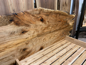 Wild Edge Bed Frame with Live Edge Headboard - Canada Tables