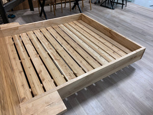 Wild Edge Bed Frame with Live Edge Headboard - Canada Tables
