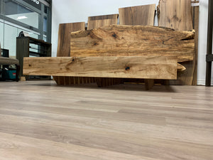 Wild Edge Bed Frame with Live Edge Headboard - Canada Tables
