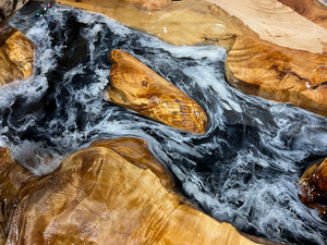 Obsidian Stream Dining Table - Canada Tables