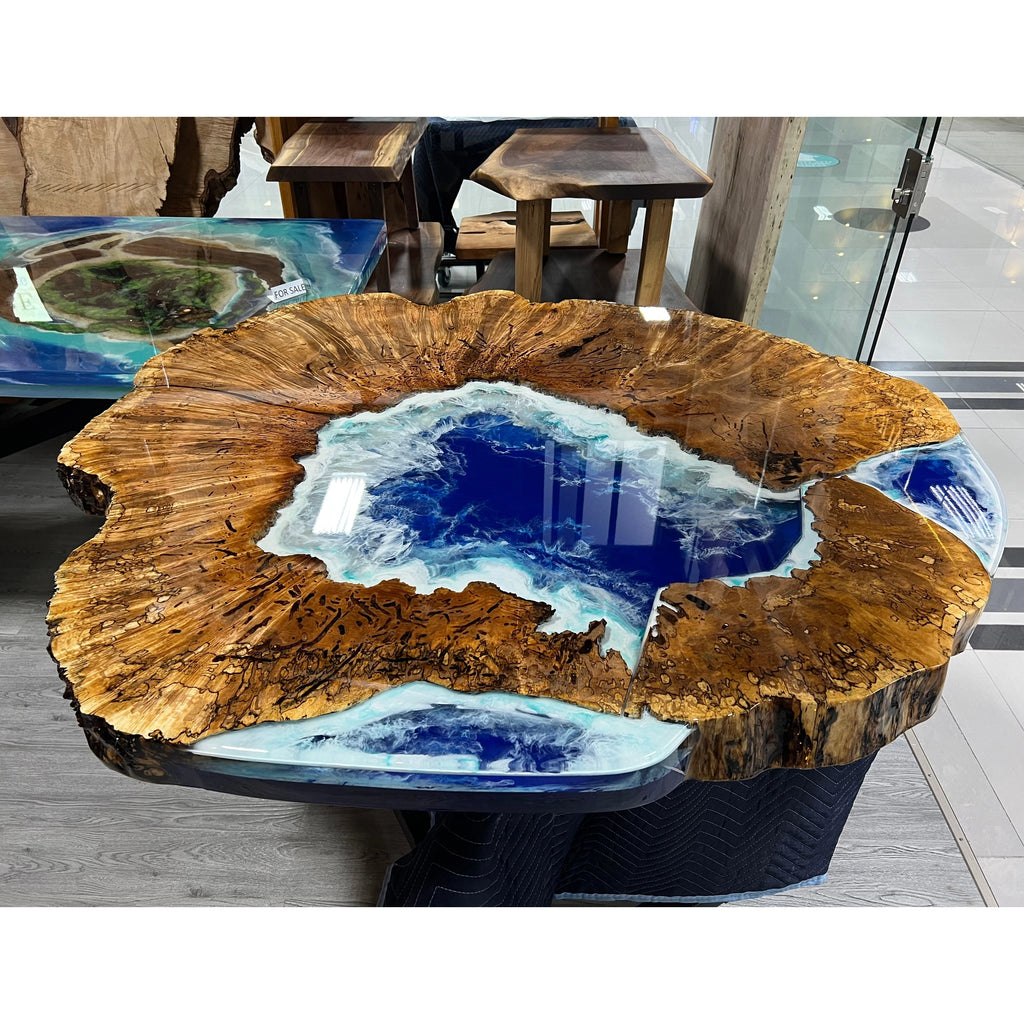 Arctic Bay Epoxy Coffee Table - Canada Tables