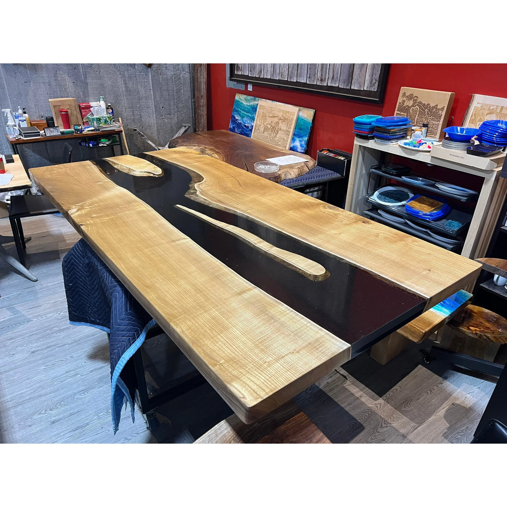 Golden Ritver Golden River Epoxy Table – CanadaTables