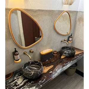 Live Edge Vanity Top – Wood & Stone Fusion - Canada Tables