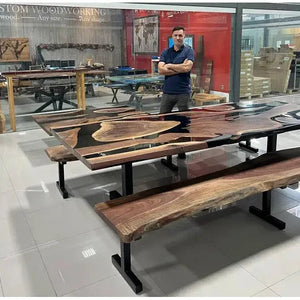 Obsidian Flow Outdoor Dining Set - Canada Tables